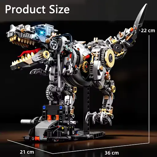 Конструктор динозавр MJI Тиранозавр РЕКС Tyrannosaurus для дітей та дорослих 1268 деталей - фото 3