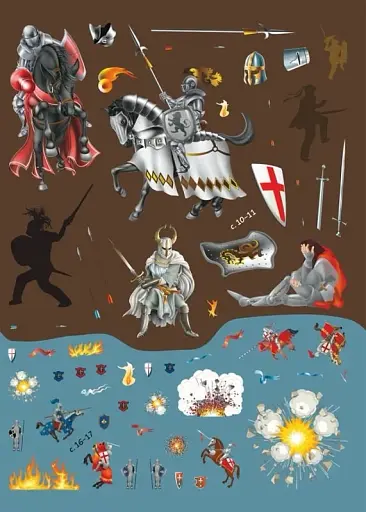 Книжка з наліпками. Лицарі - фото 4