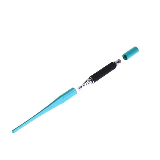 Стилус ємнісний, високоточний Jot Pro двосторонній, металевий, блакитний - фото 1