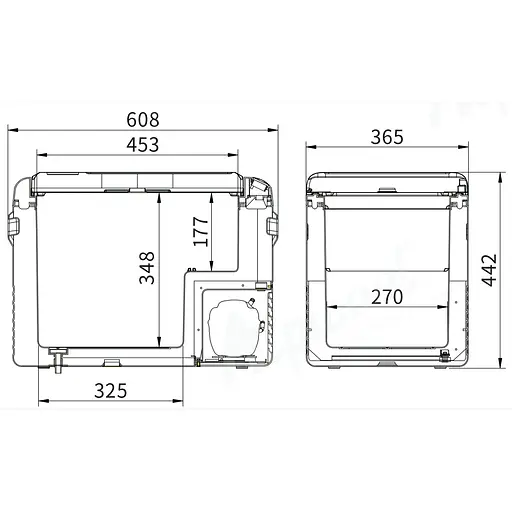 Компрессорный автохолодильник Alpicool CL40G (37 литров, LG Compressor) - фото 6