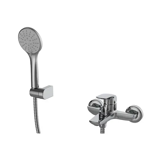 Смеситель для ванны с коротким изливом Koer KB-40008-01 KR3472 Хром - фото 1