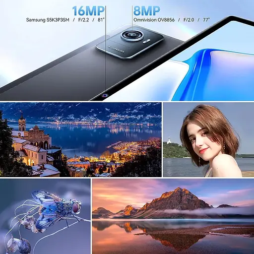 Планшет Oukitel OKT3 10.51" FHD /8GB/256GB/ T616 / 8250mAh / 16+8Мп / Dual SIM / LTE Grey - фото 9