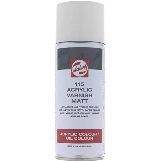 Лак Royal Talens покривний акриловий для живопису Матовий 115 аерозоль 400 мл - фото 1