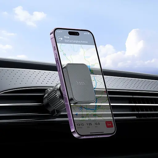 Автодержатель Hoco H32 Cheetah Magnetic Black (614467) [151305] - фото 9