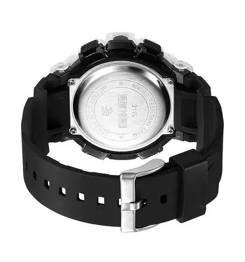 Годинник чоловічий спортивний наручний Skmei 2110 (Білий з прозорим) - фото 7