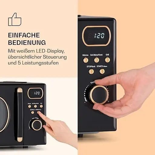 Мікрохвильова піч Klarstein Julieta (10040730) - фото 4