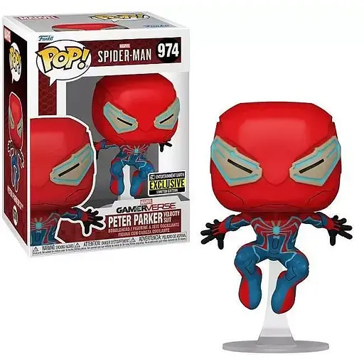 Фігурка Funko Pop Марвел Пітер Паркер Людина-павук Marvel Peter Parker Spider-Man 10 см Exclusive FP M SM 974E