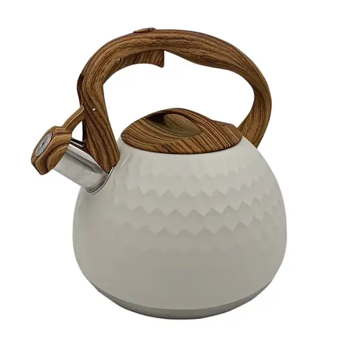 Чайник Gusto GT-1421-28 Сіріус зі свистком 2.8 л білий (135047) - фото 2