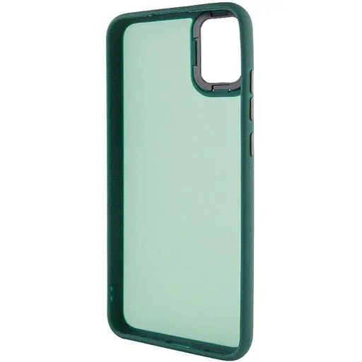 Чехол Epik TPU+PC Lyon Frosted для Samsung Galaxy A06 Green - фото 3