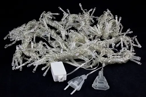 Гірлянда Штора 2х2 м на вікно Синя світлодіодна новорічна 240 лампочок Laplandia від мережі (B.03.5Т.240+) - фото 2