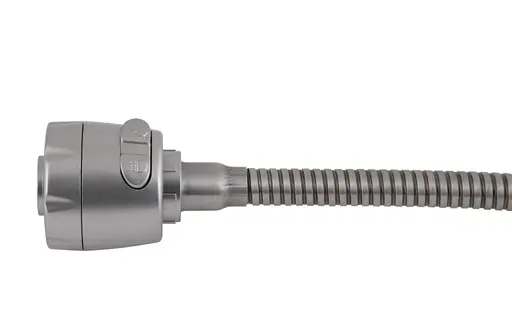 Змішувач для кухні Brinex Pure 015F41 з гнучким виливом Nickel BRIPUR015F41NKL - фото 3