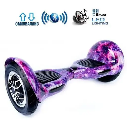 Гироборд Smart Balance Wheel U10 Pro + Autobalance 10" Фиолетовый Космос - фото 2