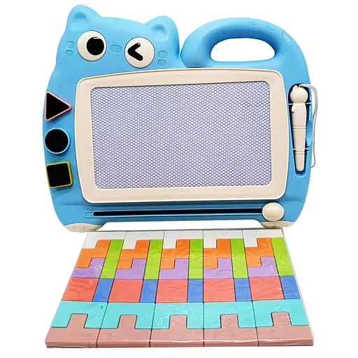 Доска для письма магнитная 2в1 Bambi XZ-1073A тетрис - фото 1