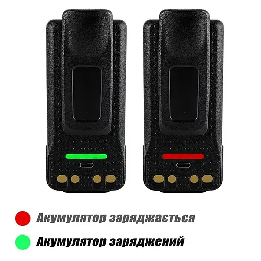 Акумулятор Motorola DP4400, 3500 mAh з USB-C на радіостанцію Motorola DP4800, DP4600, DP4400e - фото 5