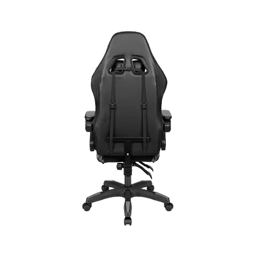 Кресло геймерское Kruger & Matz GX-150 с подставкой для ног Black/Grey - фото 6