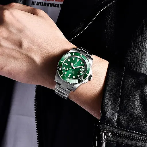 Наручные часы мужские PD-1661 Silver-Green Pagani Design acs0031147 - фото 8