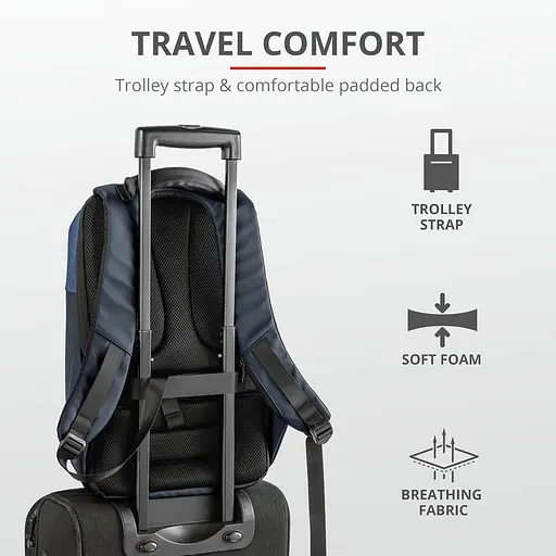 Рюкзак Nox Anti-theft 16" BLUE Trust teh0014648 - фото 6