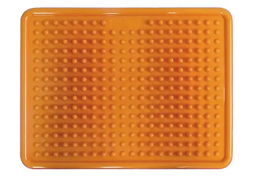 Ортопедический массажный коврик для стоп EasyFit Acupoint с шипами оранжевый (EF-2752-OR) - фото 2