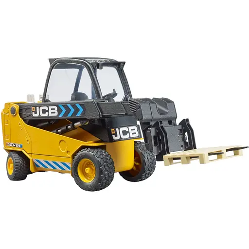 Набор игрушечный Bruder Телескопический погрузчик JCB с паллетой (2512) - фото 5