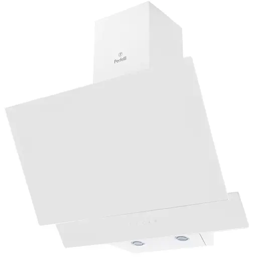 Вытяжка декоративная наклонная Perfelli DNS 6452 D 850 WH LED - фото 4
