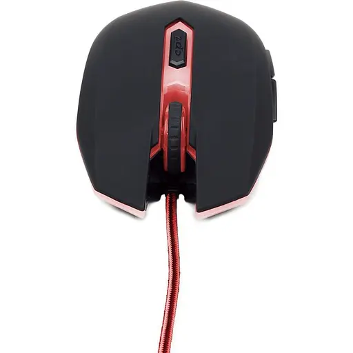 Оптическая игровая мышка Gembird MUSG-001-R, USB интерфейс, красный цвет - фото 3
