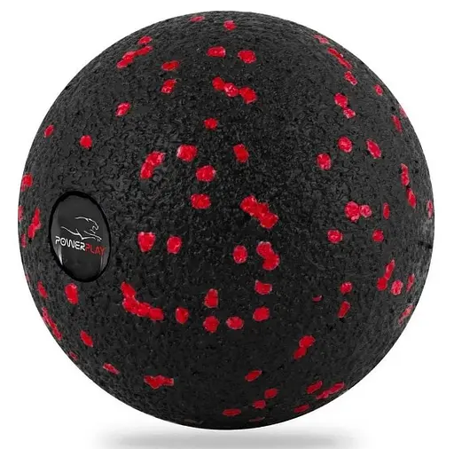 Набор для массажа и йоги PowerPlay PP_4094 EPP (Ролик 30*15 + 2 мяча) Red + резинка 11 кг (PP_4094_Red) - фото 3