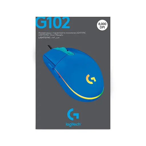 Мышь Logitech G102 Lightsync USB Blue (910-005801) - фото 10