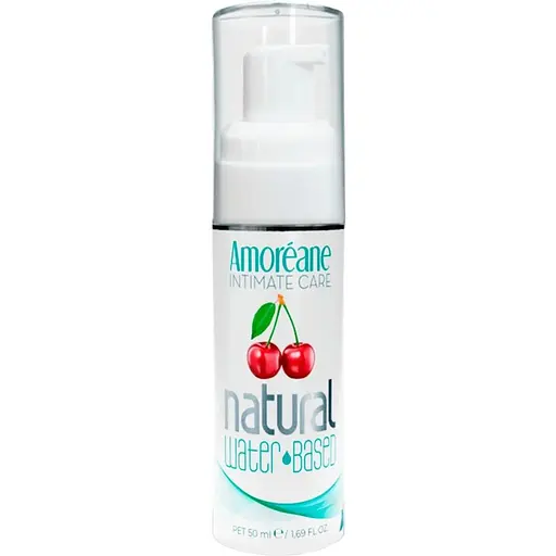Лубрикант на водной основе Amoreane Cherry морской коллаген с экстрактом фитопланктона 50 мл