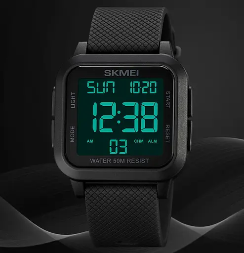Часы Skmei Chess Black - фото 5