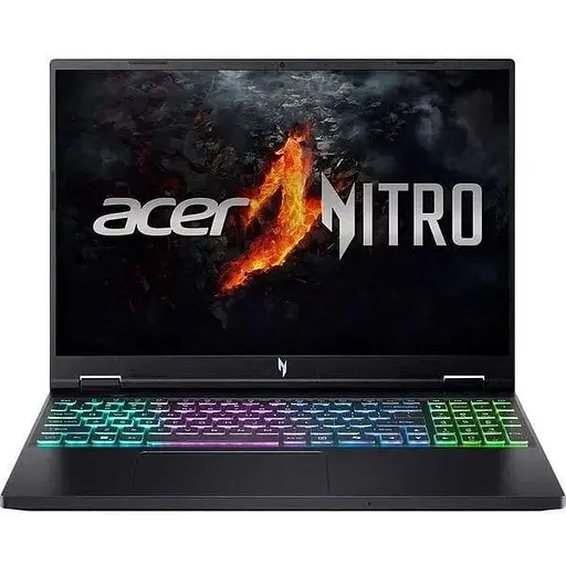 Ігровий ноутбук ACER Acer Nitro 16 AN16-73-57WY, (NH.QSNEX.007), Intel Core i5-14450HX до 4,8 ГГц, 16" WUXGA, 16 ГБ, SSD 512 ГБ, NVIDIA GeForce RTX 4050 6 ГБ, Free DOS, чорний
