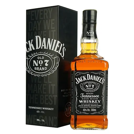 Віскі Jack Daniel's Old No.7, у металевій коробці, 40%, 0,7 л