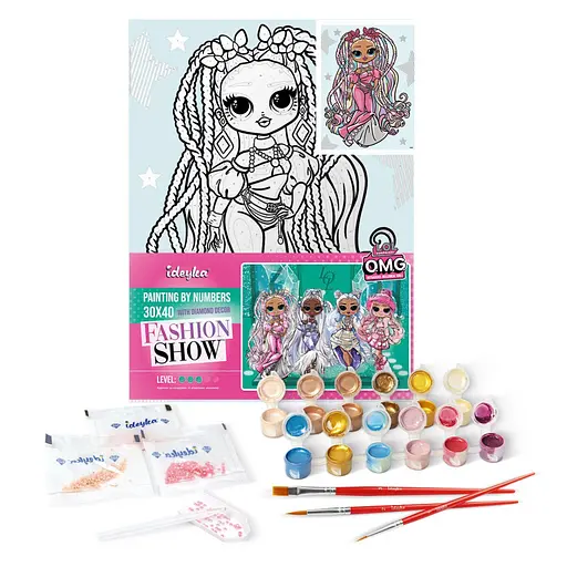 Картина за номерами "L.O.L. Surprise! O.M.G. Fashion show Twist Queen" KHO6274, 30х40 см - фото 2