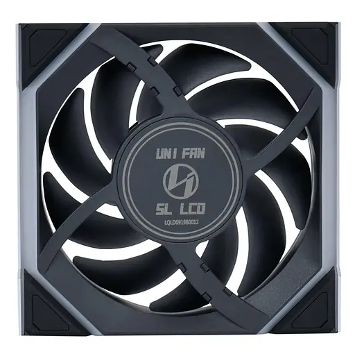 Вентилятор Lian Li Uni Fan SL Wireless LCD 120-3 Reverse Black (G99.12RSLLCD1W3B.00) - фото 5