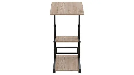 Стол приставной Адан 62x40x60 металл Черный ДСП Дуб Сан-Марино 16мм FRD-102485 - фото 3