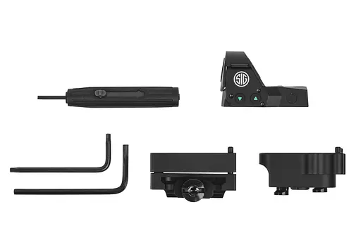 Приціл коліматорний Sig Optics ROMEO1 REFLEX SIGHT, 1x30MM, 3MOA RED DOT, 1.0 MOA ADJ, M1913, KEYMOD, BLACK - фото 6