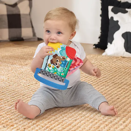 Игрушка-книга мягкая развивающая Baby Einstein Shapes at the Farm - фото 9