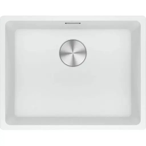 Кухонна мийка Franke Maris, фраграніт, прямокутник, без крил, 553х433х200мм, чаша - 1, під стільницю, MRG 110-52, білий