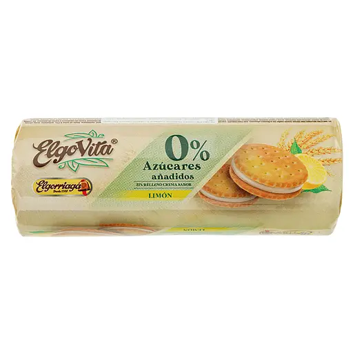 Печиво Elgorriaga ElgoVita з лимонною начинкою без цукру 180 г - фото 2