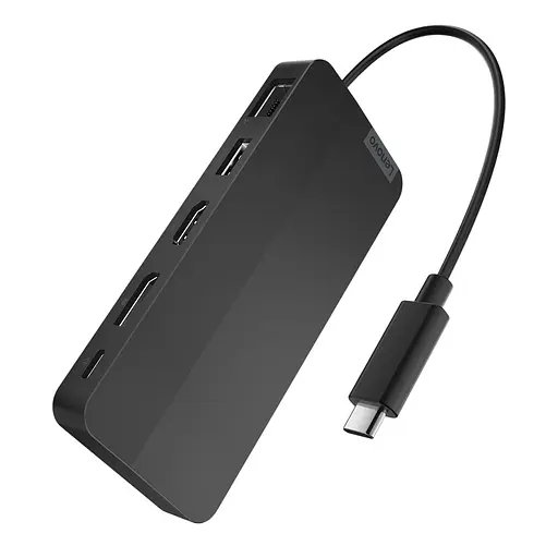 Lenovo Док-станция USB-C Dual Display Travel Dock (w/adapter) - фото 1