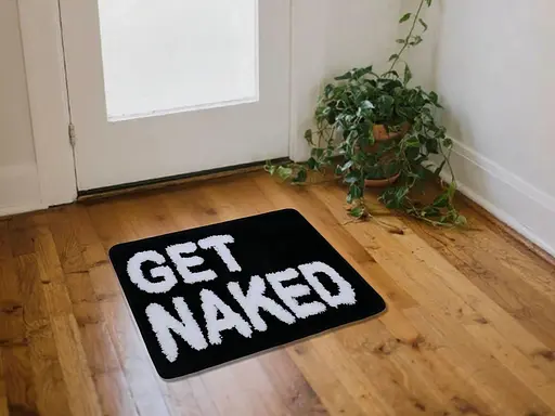 Ультрамягкий коврик для ванной Aquarius микрофибра с антискользящим резиновым основанием 45х60 см Черный с белым - фото 6