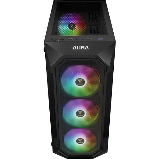Корпус GAMDIAS AURA GC1 ELITE ARGB Black (4711514500592) - фото 6