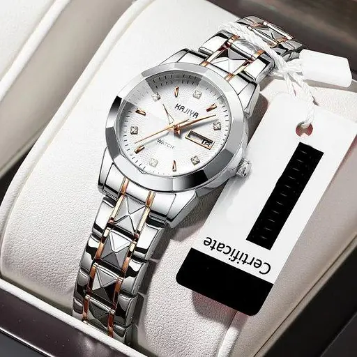 Женские наручные часы Baosaili Kaiya (Серебристо-золотистые) - фото 2