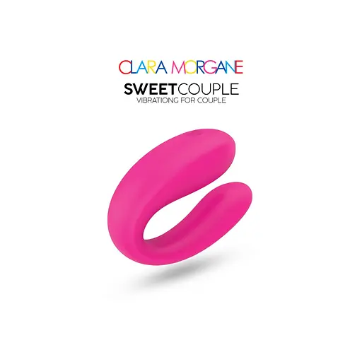 Вібратор Clara Morgane Sweet Couple 6.8 см (рожевий) - фото 6