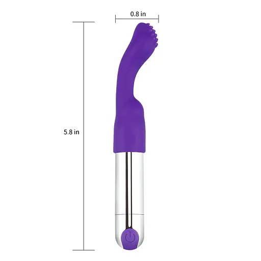 Вібратор Inny LoveToy Rechargeable Ijoy Versatile Tickler 14.5 см фіолетовий - фото 6
