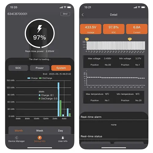Аккумулятор Voltsmile LiFePO4 51.2V 100Ah (H-Battery) - фото 5