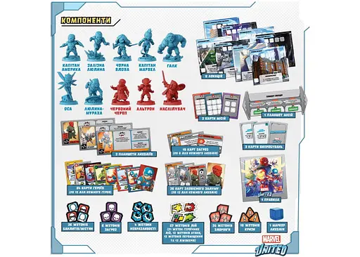 Настольная игра Geekach Games Marvel United: Украинское издание (Marvel United: Ukrainian edition) (укр.) (GKCH035MU) - фото 3