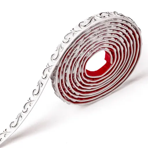 Молдинг 4950x20x7 мм Білий із сріблом SW-00002679 - фото 1