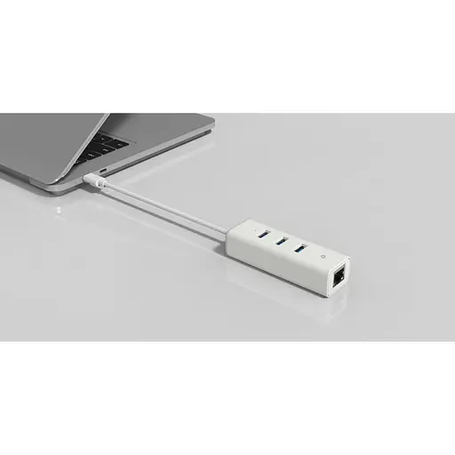 Сетевой адаптер TP-Link UE330С 1xGE, 3xUSB3.0, USB-С - фото 6