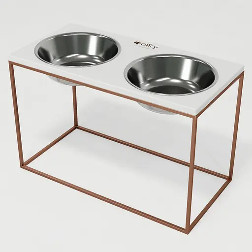 Hollky Base XXL40 — миски на підставці для дуже великих собак (2 × 2,8 л) - фото 2