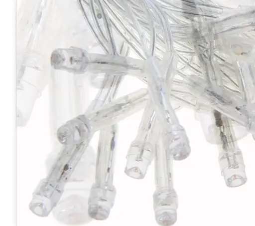 Гірлянда штора Водоспад 240-B велика лампа 3D LED кольорова 3х2м (силіконовий провід з подовженням) - фото 8